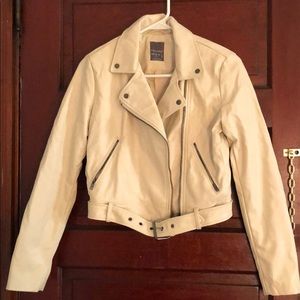 Off White Leather Jacket
